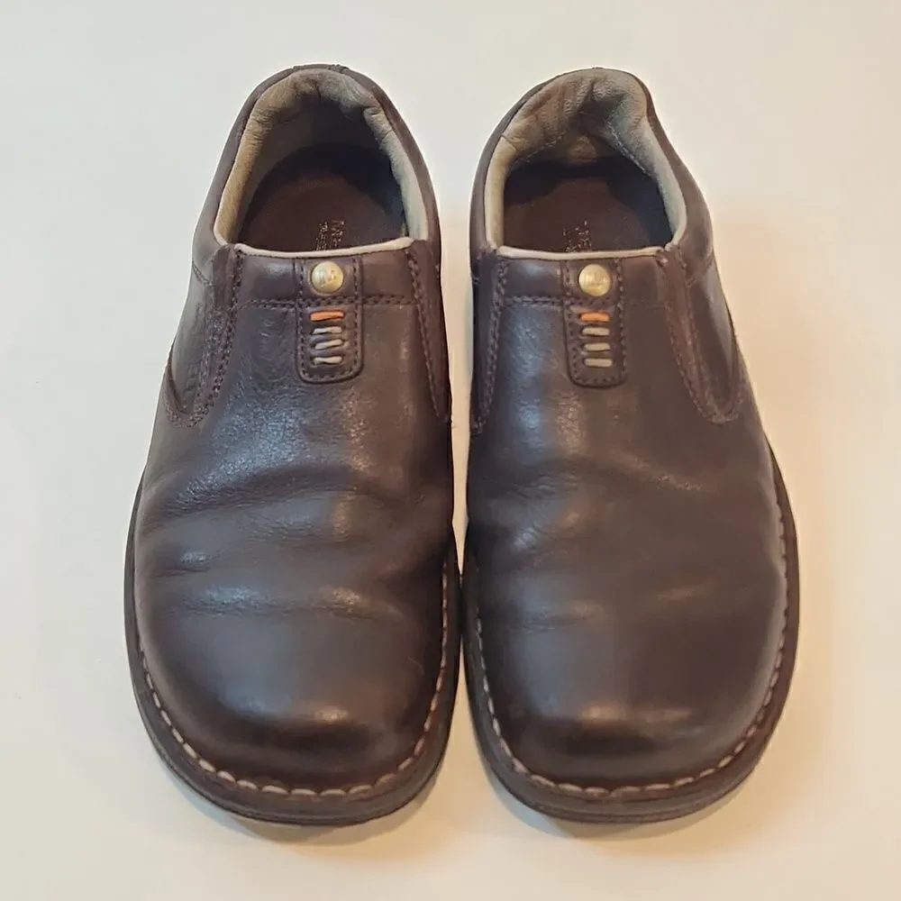 Merrell World Legend Stollen J45051 Men’s Size 8 Pebbled Brown Leather Loafers